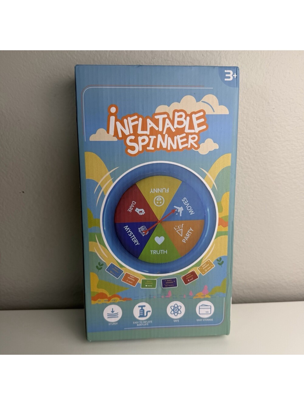 Inflatable Spinner Party Game Wheel Truth Dare Mystery Funny Party Game.